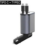 Carregador de carro relâmpago 4 em 1 + FRETE GRÁTIS (ULTIMAS UNIDADES)