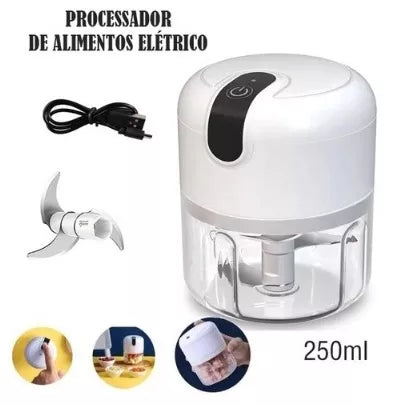 Mini Triturador Elétrico (Compre 1 Leve 2) - Loja Melhor Opção