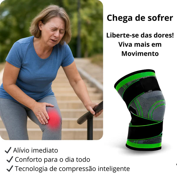 Joelheiras de Compressão - COMPRE 1 LEVE 2 + FRETE GRÁTIS - SÓ HOJE!