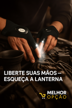 Super luvas com iluminação LED (ÚLTIMAS UNIDADES) + FRETE GRÁTIS