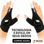 Super luvas com iluminação LED (ÚLTIMAS UNIDADES) + FRETE GRÁTIS