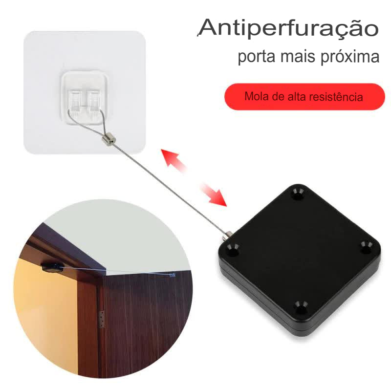 fechador de portas automático - Loja Melhor Opção
