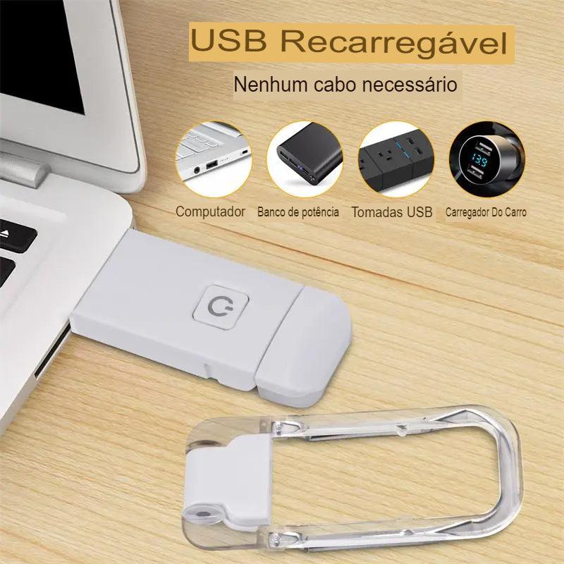 Luz de livro recarregável - Loja Melhor Opção