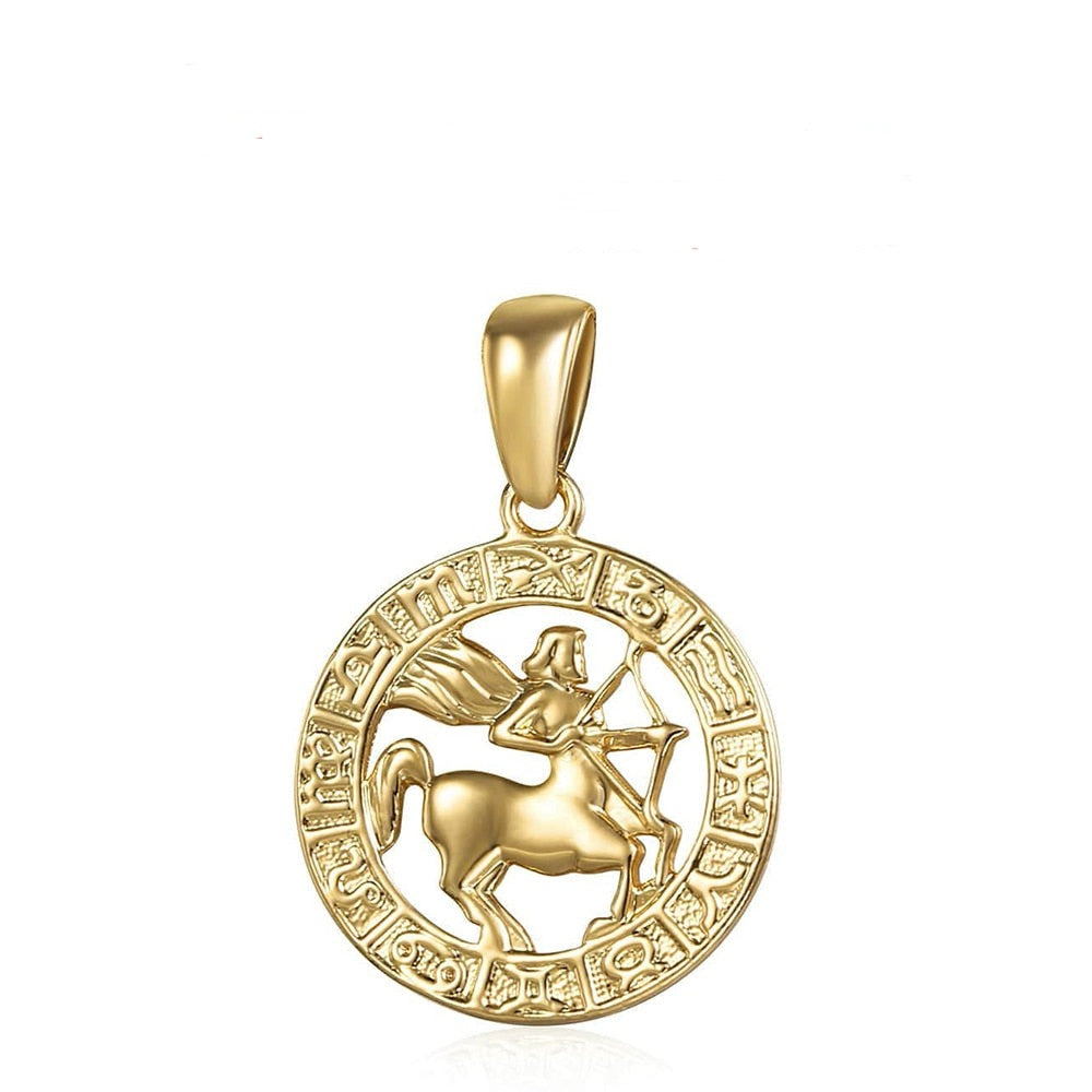 12 constelações do signo do zodíaco (Pingentes + Colar) - Loja Melhor Opção