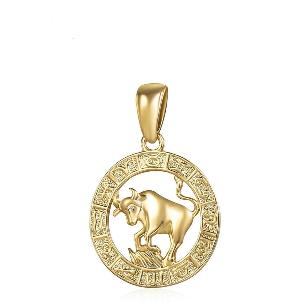 12 constelações do signo do zodíaco (Pingentes + Colar) - Loja Melhor Opção