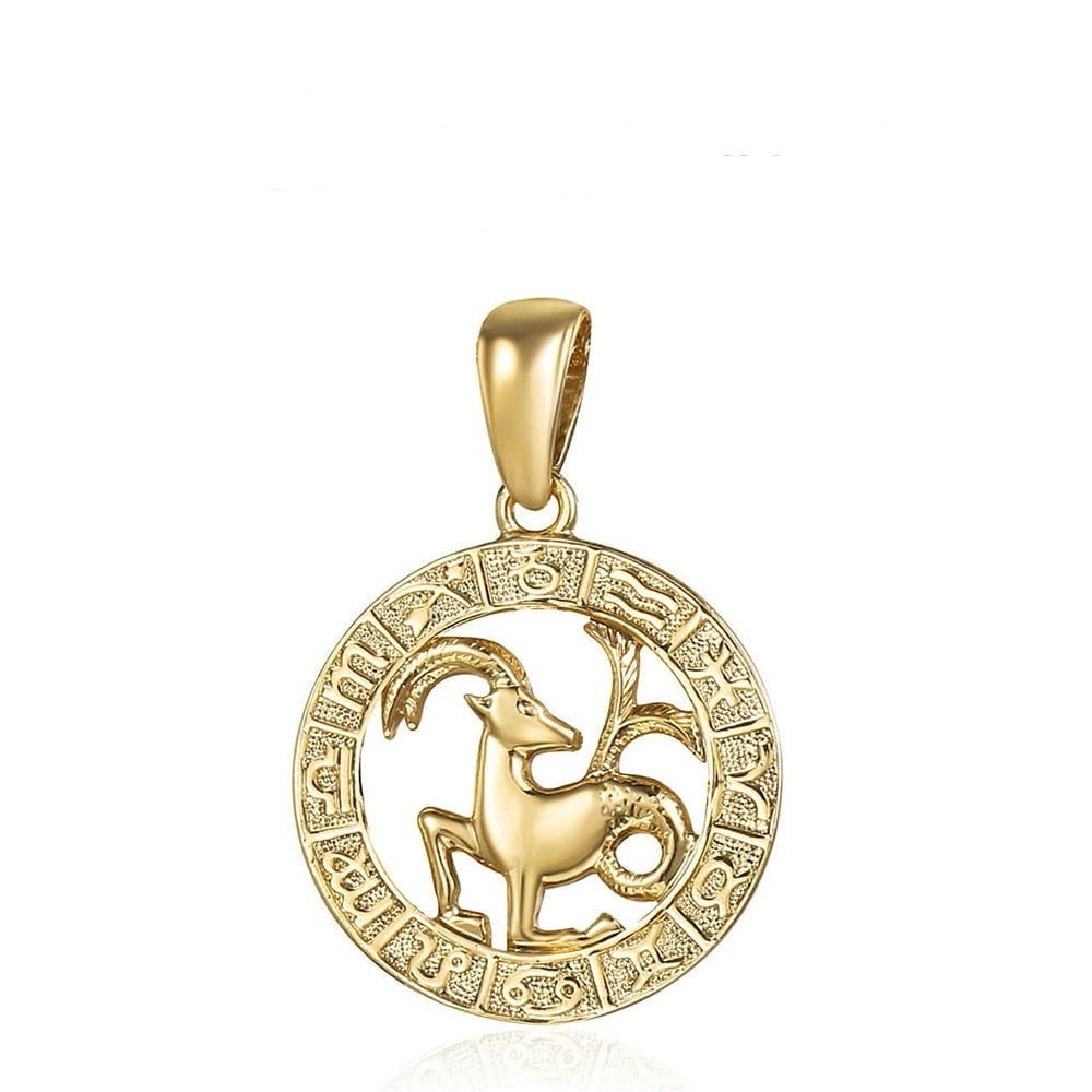 12 constelações do signo do zodíaco (Pingentes + Colar) - Loja Melhor Opção