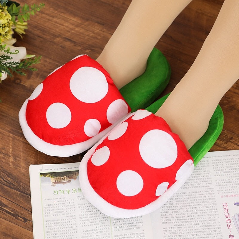 Pantufa Chinelo Planta Carnívora Super Mario Bros - Loja Melhor Opção