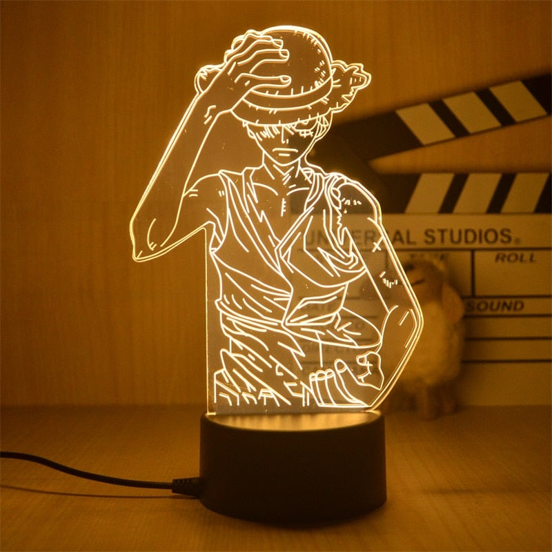 Luminária do Luffy (One Piece) 50% DE DESCONTO + FRETE GRÁTIS - Loja Melhor Opção