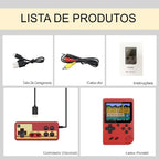 Mini Console De Videogame Portátil Embutido 400 Jogos + FRETE GRÁTIS + BRINDE DO CONTROLE - Loja Melhor Opção