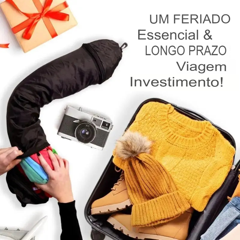 Almofada de pescoço que economiza espaço (COMPRE 1 LEVE 2) + FRETE GRÁTIS - APENAS HOJE!