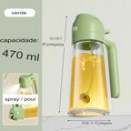 Garrafa/Spray De Óleo de cozinha + Frete grátis