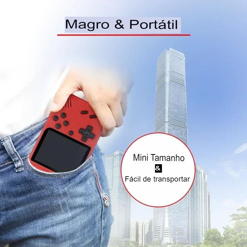 Mini Console De Videogame Portátil Embutido 400 Jogos + FRETE GRÁTIS + BRINDE DO CONTROLE - Loja Melhor Opção