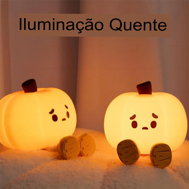 Luminária de Abóbora Fofa (COMPRE 1 LEVE 2) + FRETE GRÁTIS - APENAS HOJE!