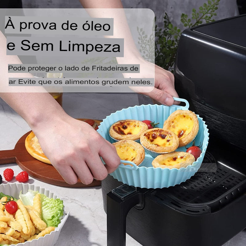 Silicone Air Fryer - Loja Melhor Opção