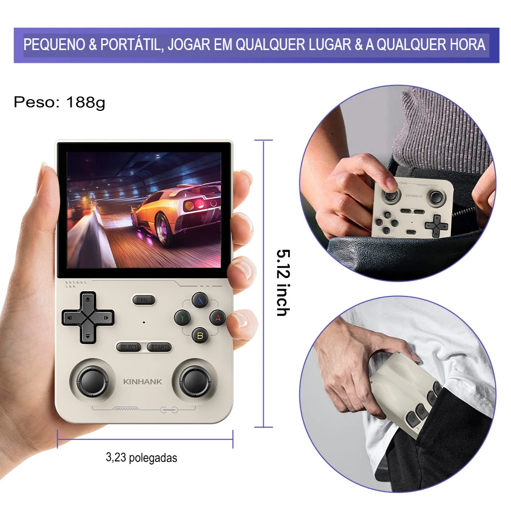 Mini Console De Jogos Retrô Portátil R36S + FRETE GRÁTIS (ULTIMAS UNIDADES)