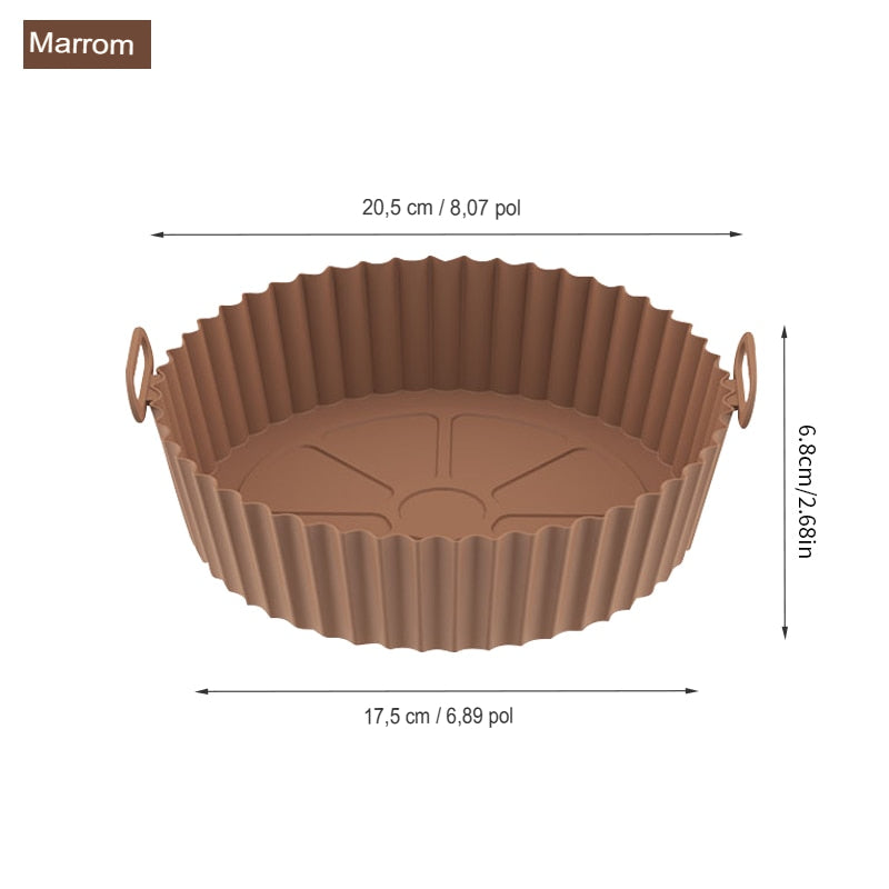 Silicone Air Fryer - Loja Melhor Opção