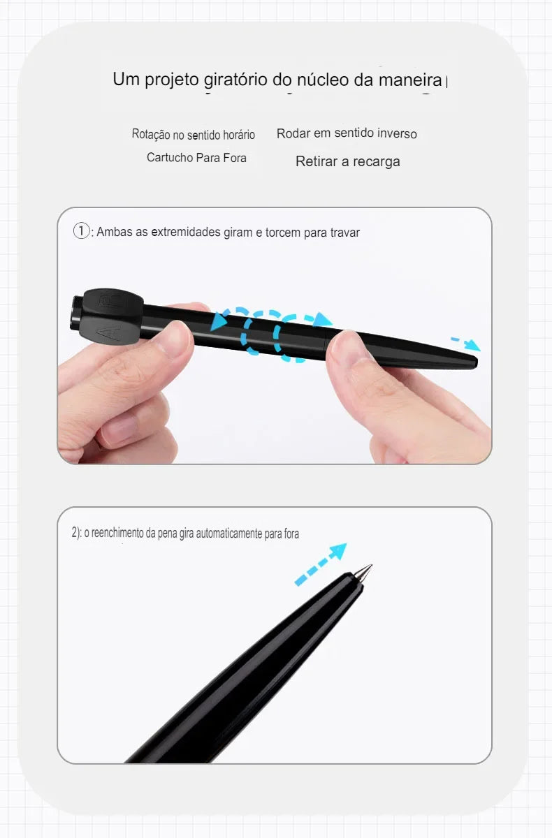 Caneta Giratória Com Reposta Imediata + FRETE GRÁTIS