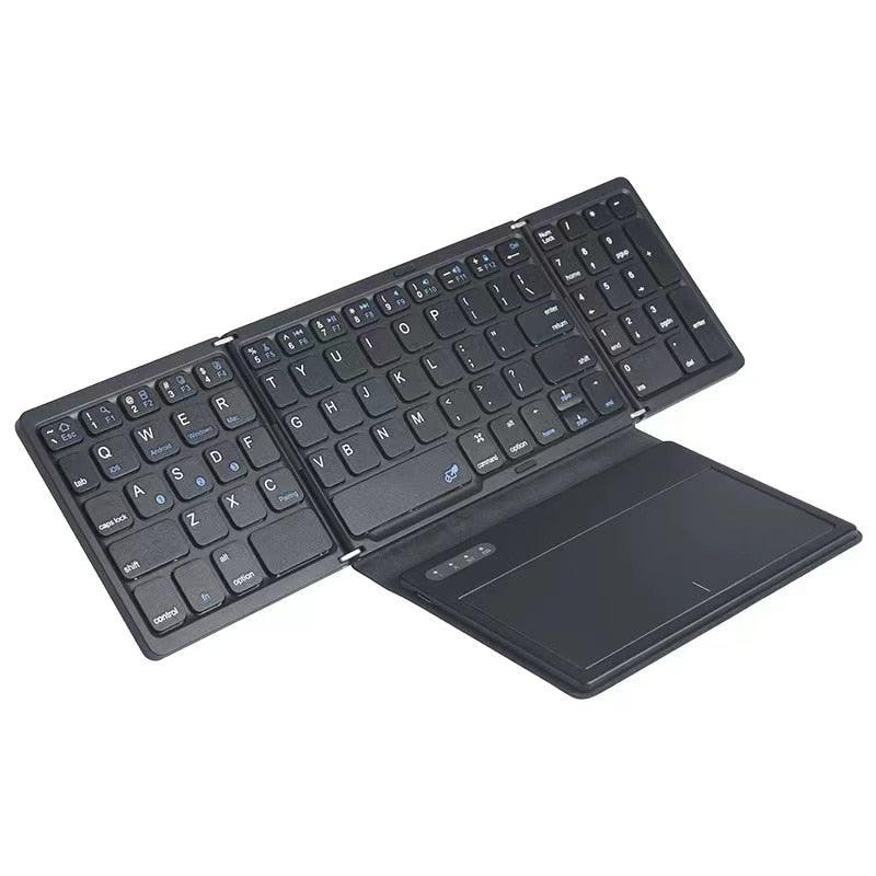 Teclado dobrável portátil sem fio Bluetooth + FRETE GRÁTIS + DESCONTO EXCLUSIVO - Loja Melhor Opção