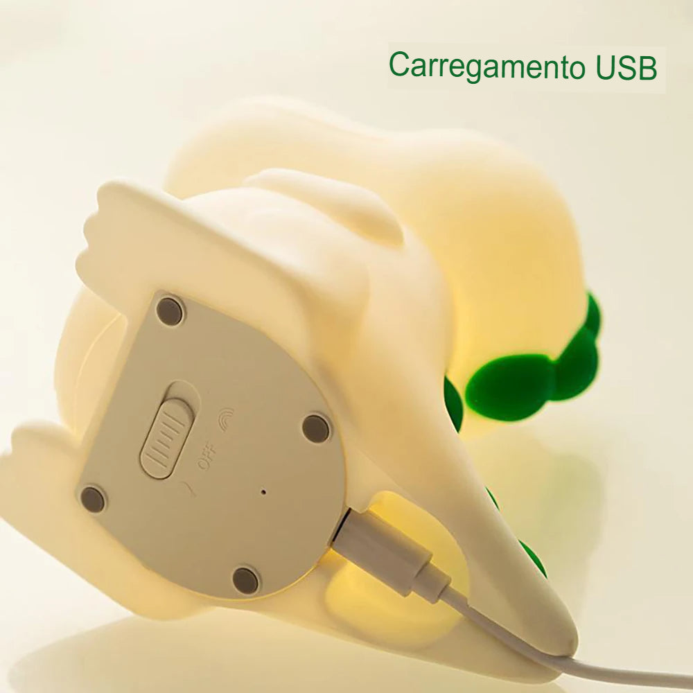 Luminária De Dinossauro LED + FRETE GRÁTIS + (O BEM ESTAR DO SEU FILHO)