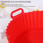 Silicone Air Fryer - Loja Melhor Opção
