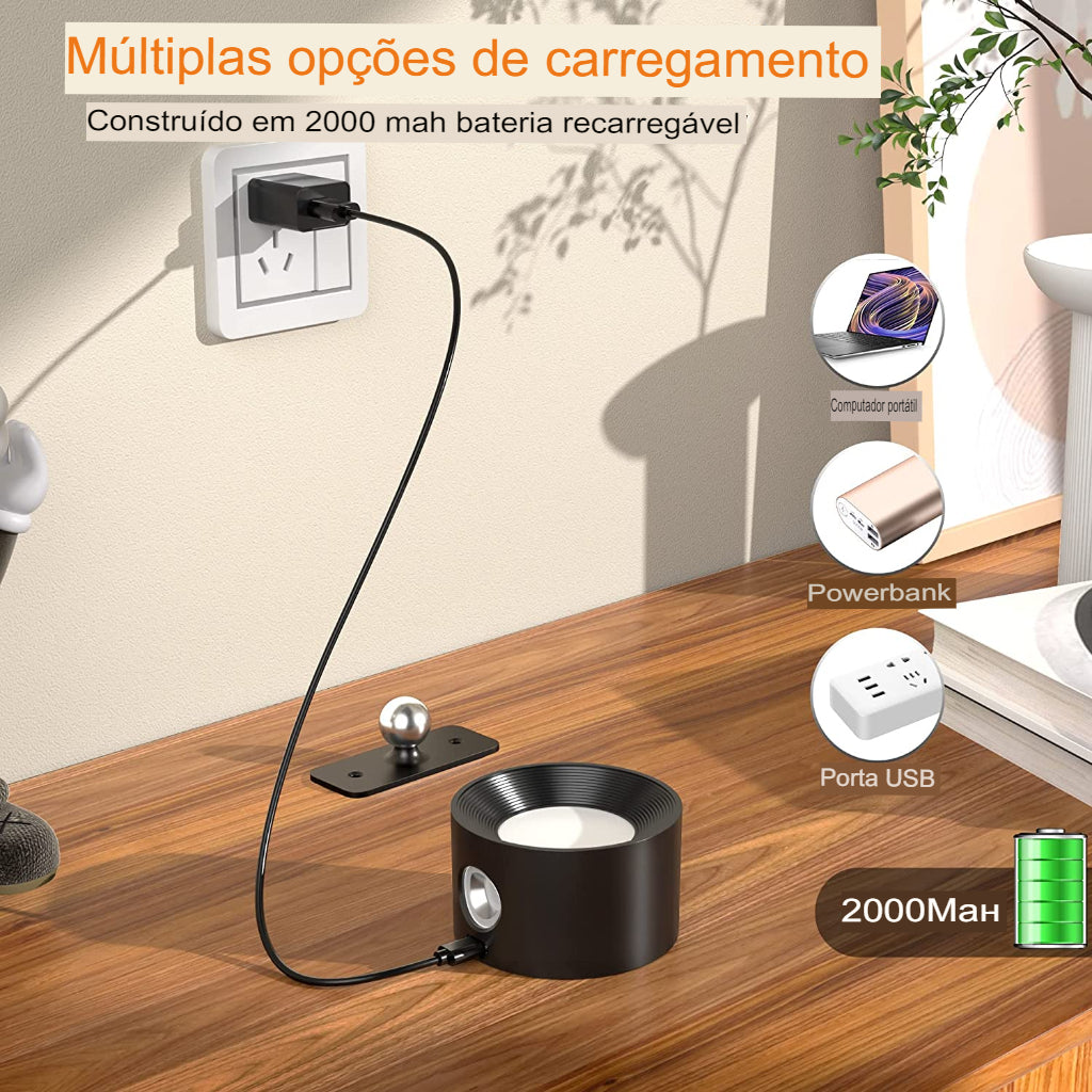 Luminária De Parede sem fio + FRETE GRÁTIS - Loja Melhor Opção