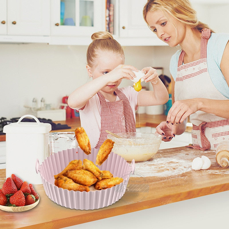 Silicone Air Fryer - Loja Melhor Opção
