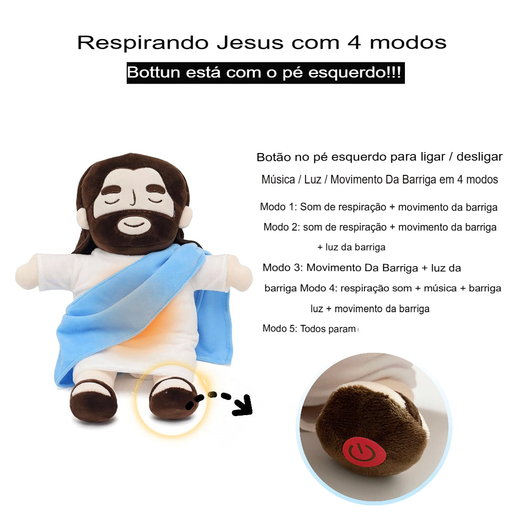 Pelúcia Jesus Que Respira + FRETE GRÁTIS ( ULTIMAS UNIDADES )