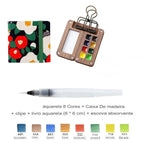 Conjunto de aquarela portátil - Mini Caixa De Tinta 8 Cores (ULTIMAS UNIDADES) + FRETE GRÁTIS - APENAS HOJE!