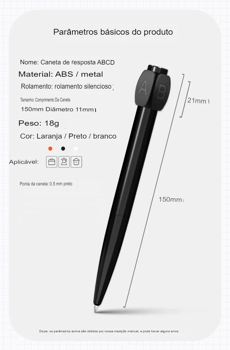 Caneta Giratória Com Reposta Imediata + FRETE GRÁTIS