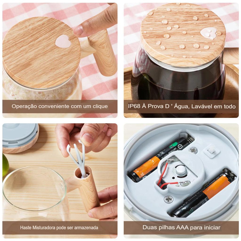 Xícara De Auto Agitação - Loja Melhor Opção