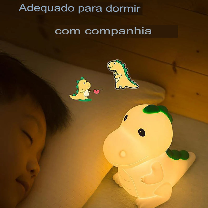 Luminária De Dinossauro LED + FRETE GRÁTIS + (O BEM ESTAR DO SEU FILHO)