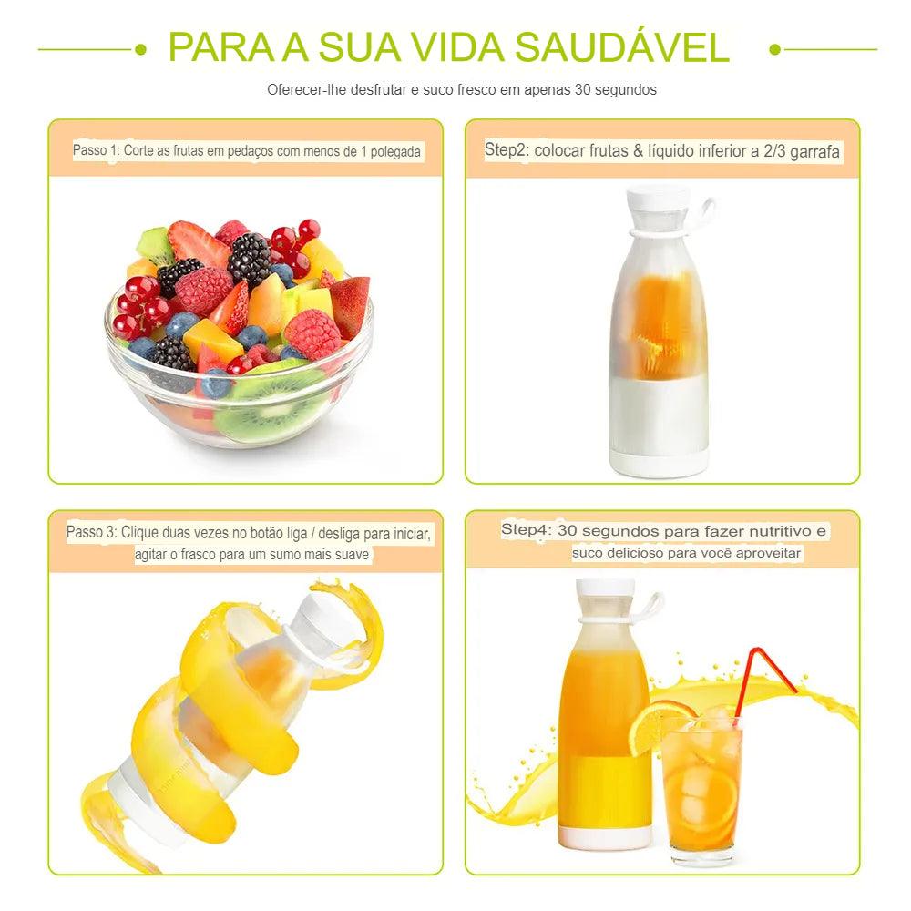 Liquidificador De Garrafa + FRETE GRÁRTIS + BÔNOS EXCLUSIVO (OFERTA LIMITADA) - Loja Melhor Opção