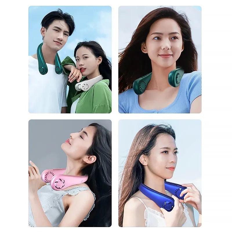 Mini Ventilador de Pescoço + FRETE GRÁTIS - Loja Melhor Opção