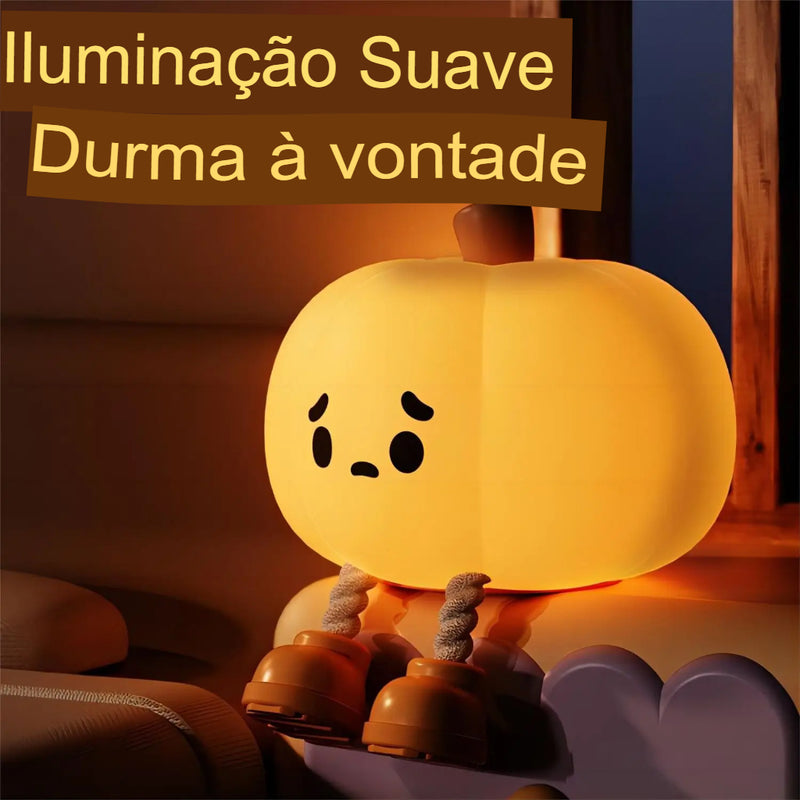 Luminária de Abóbora Fofa (COMPRE 1 LEVE 2) + FRETE GRÁTIS - APENAS HOJE!