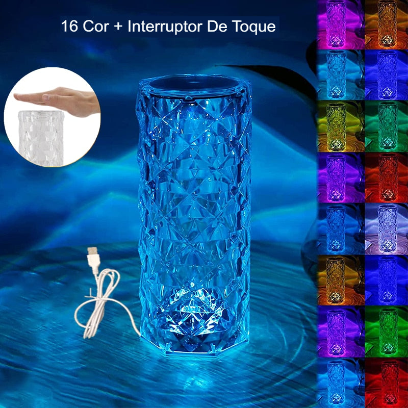 Luminária de Cristal - Loja Melhor Opção