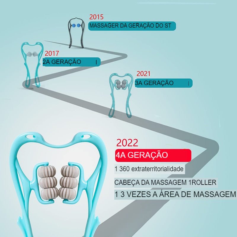 (COMPRE 1 LEVE 2) Massageador De Pescoço + FRETE GRÁTIS - Loja Melhor Opção