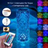 Luminária de Cristal + FRETE GRÁTIS