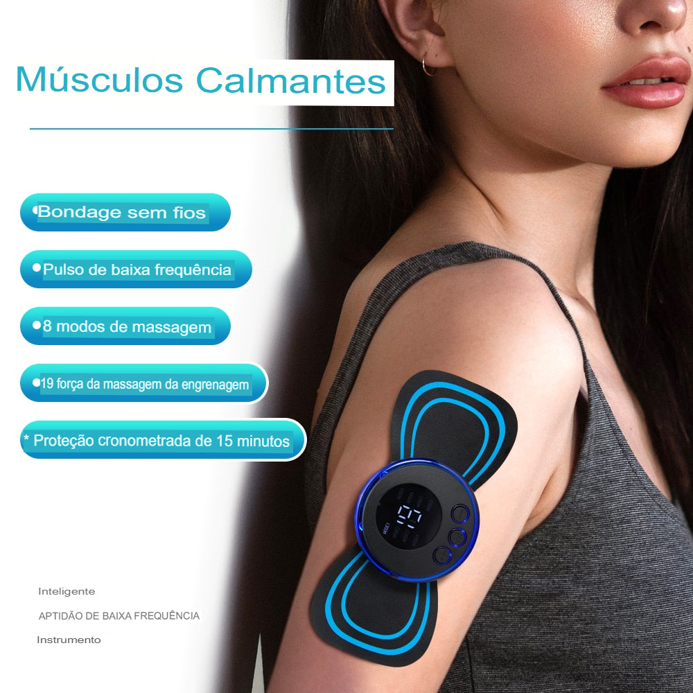 Mini Massageador Elétrico (COMPRE 1 LEVE 3) + FRETE GRÁTIS - Loja Melhor Opção