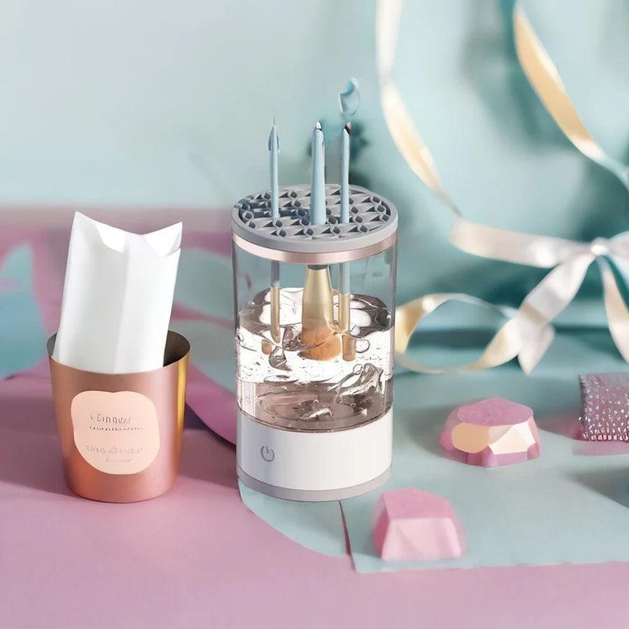 Limpador De Pincéis De Maquiagem + FRETE GRÁTIS - Loja Melhor Opção