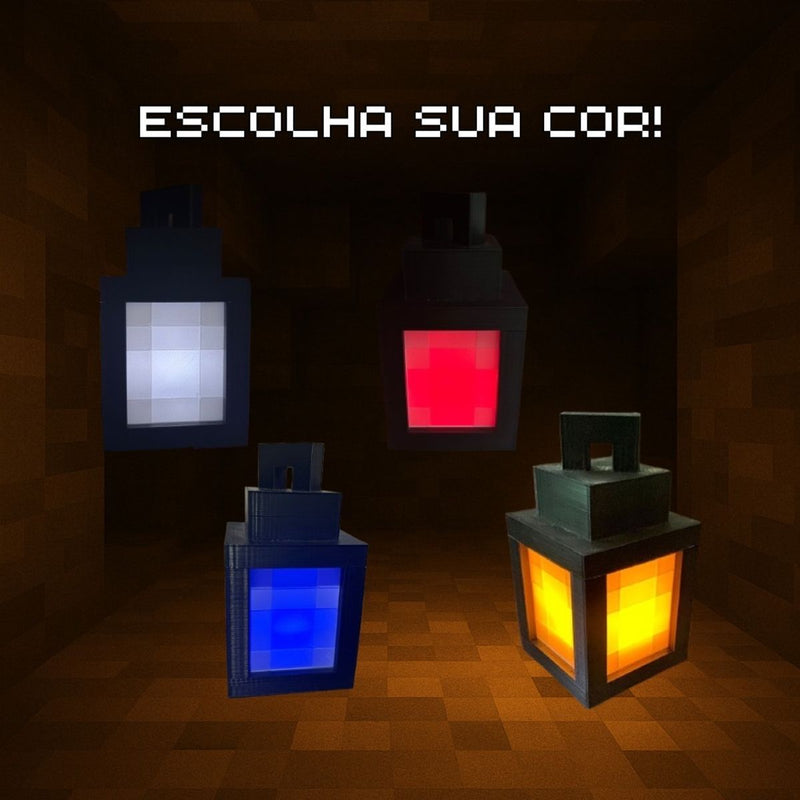 Lanterna do Minecraft + FRETE GRÁTIS (ULTIMAS UNIDADES)