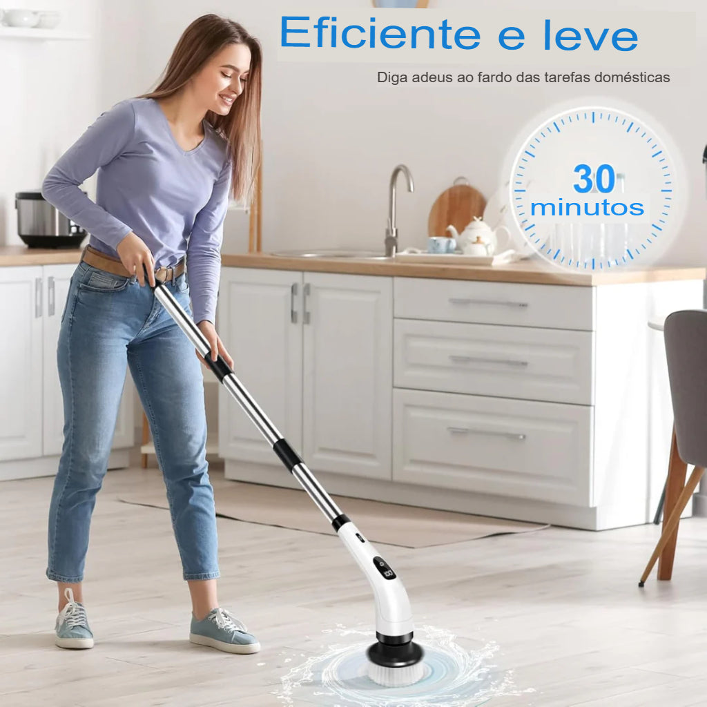 Escova de Limpeza Elétrica 9 em 1 + FRETE GRÁTIS - ULTIMAS UNIDADES