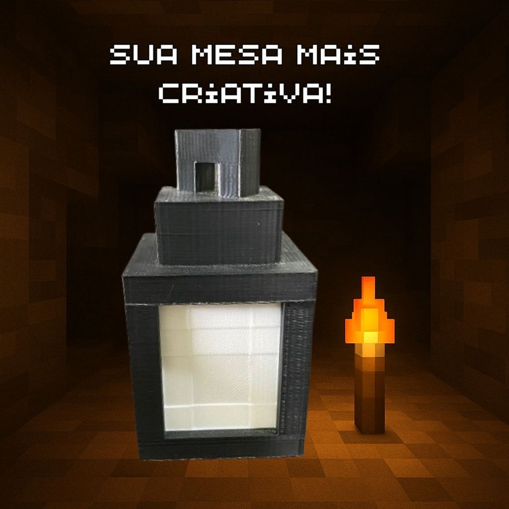 Lanterna do Minecraft + FRETE GRÁTIS (ULTIMAS UNIDADES)