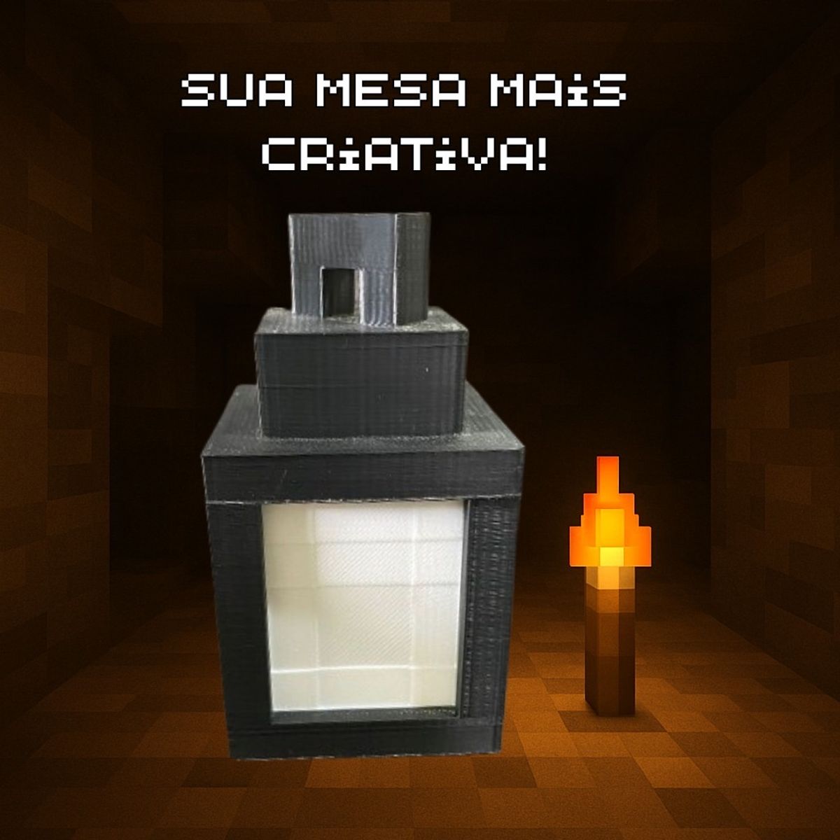 Lanterna do Minecraft + FRETE GRÁTIS (ULTIMAS UNIDADES)