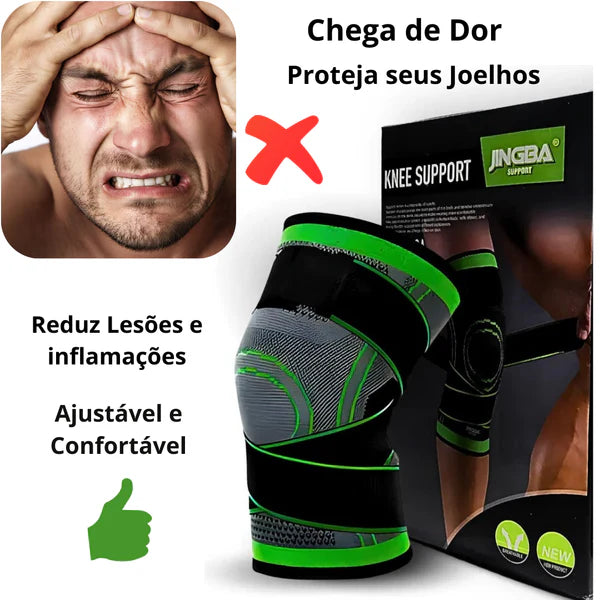Joelheiras de Compressão - COMPRE 1 LEVE 2 + FRETE GRÁTIS - SÓ HOJE!