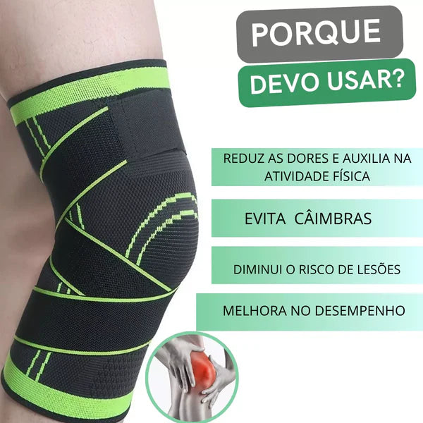 Joelheiras de Compressão - COMPRE 1 LEVE 2 + FRETE GRÁTIS - SÓ HOJE!