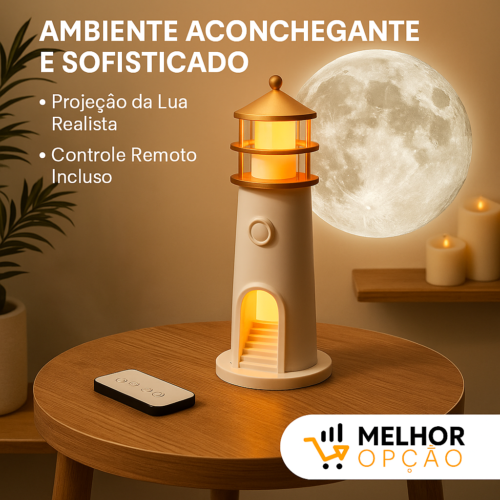 Projetor de Lua de Farol + FRETE GRÁTIS (ULTIMAS UNIDADES)