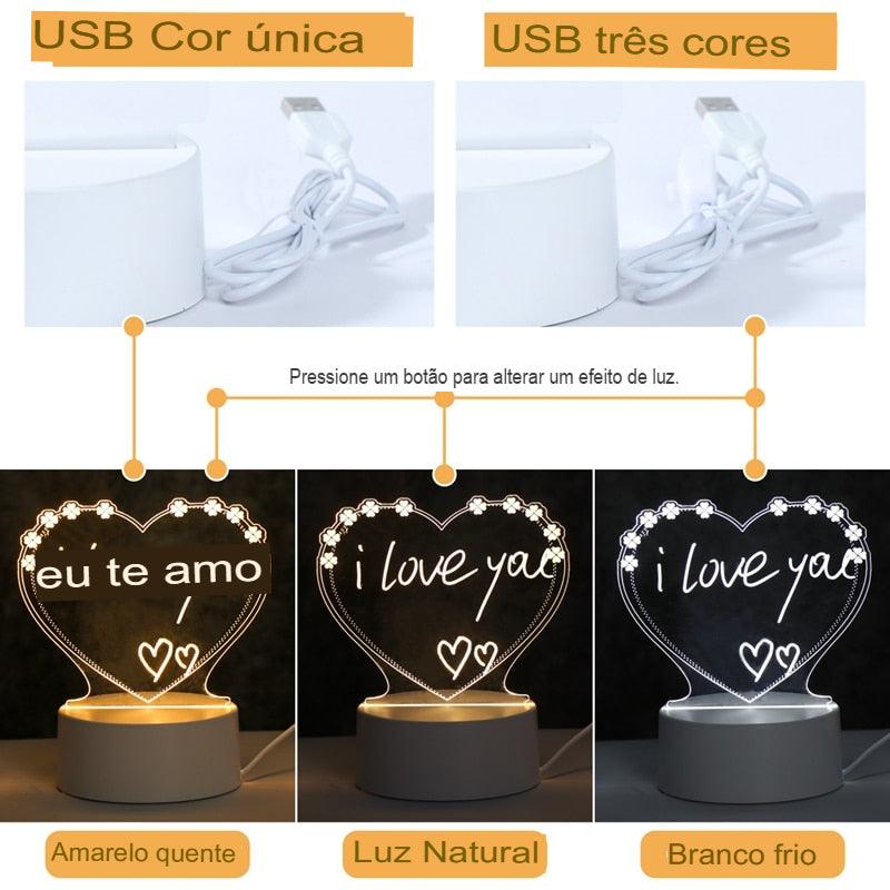 Luminária Decorativa Criativa - Loja Melhor Opção
