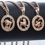 12 constelações do signo do zodíaco (Pingentes + Colar) - Loja Melhor Opção