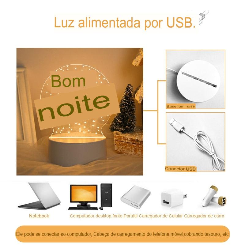 Luminária Decorativa Criativa - Loja Melhor Opção